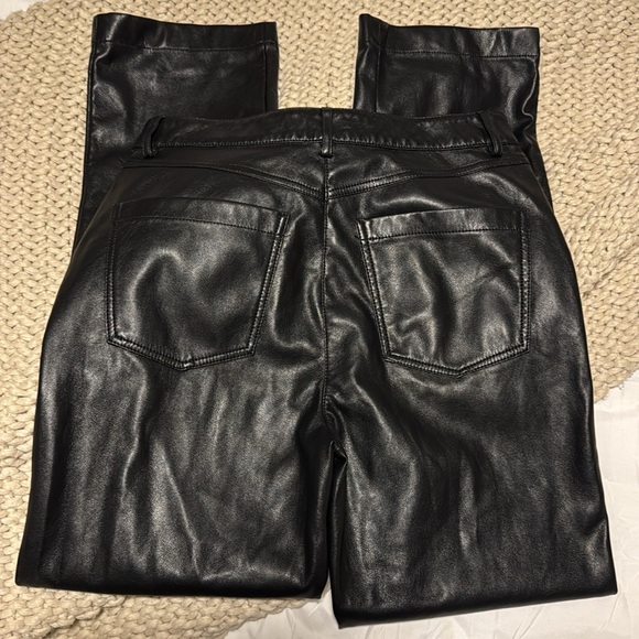 NWOT 7 For All Mankind Womens Size S Faux Leather Ankle Pants - Picture 7 of 7